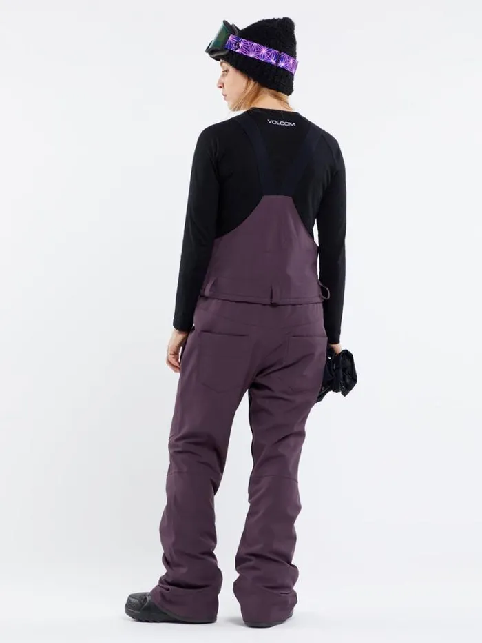 Womens Pants Volcom Swift Bib Overalls 8211 Blackberry