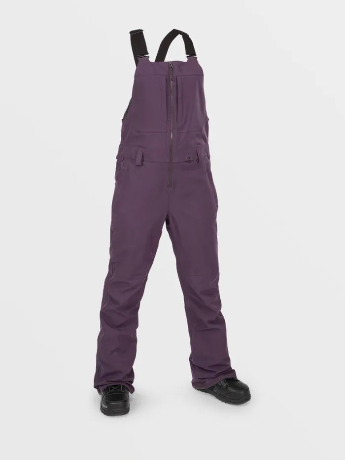 Womens Pants Volcom Swift Bib Overalls 8211 Blackberry