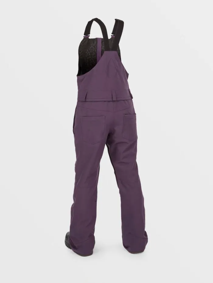 Womens Pants Volcom Swift Bib Overalls 8211 Blackberry