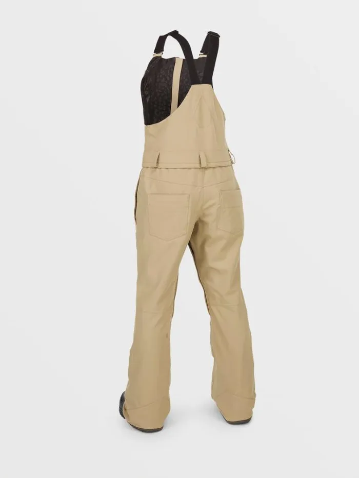 Womens Pants Volcom Swift Bib Overalls 8211 Dark Khaki
