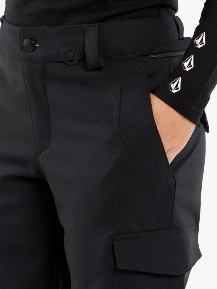 Womens Pants Volcom Wildling Pants 8211 Black