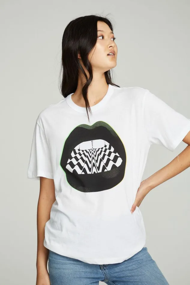 Womens Tops Chaser Brand 80039s Lips