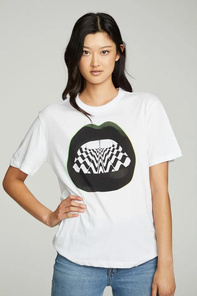 Womens Tops Chaser Brand 80039s Lips