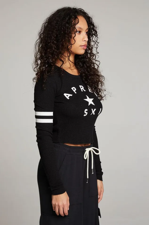 Womens Tops Chaser Brand Apres Ski Star Pullover