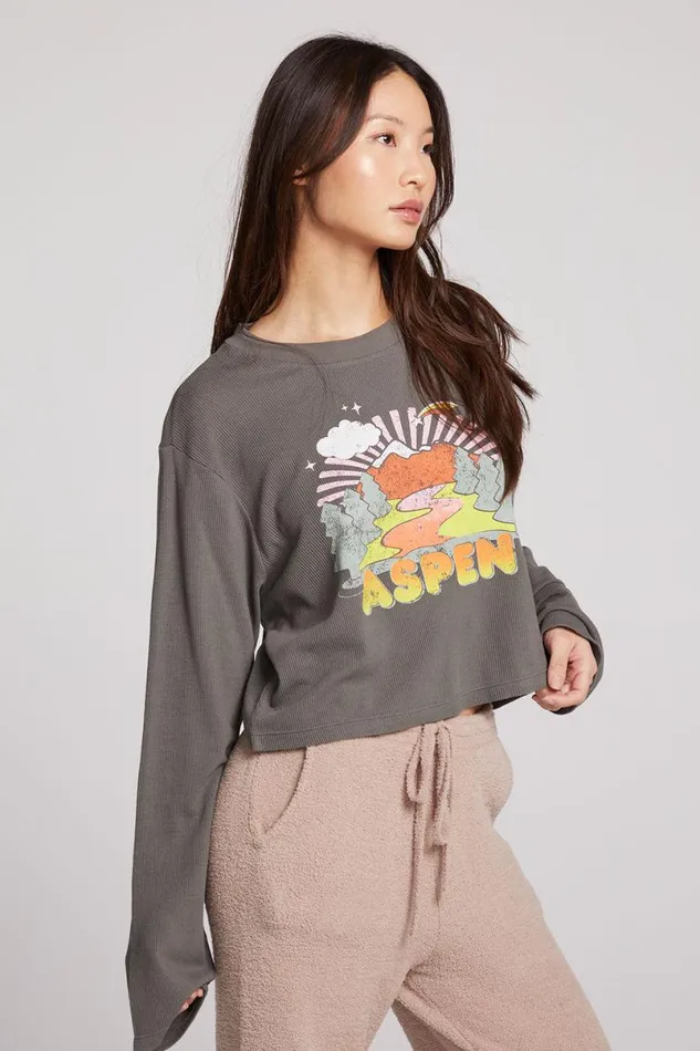 Womens Tops Chaser Brand Aspen Long Sleeve