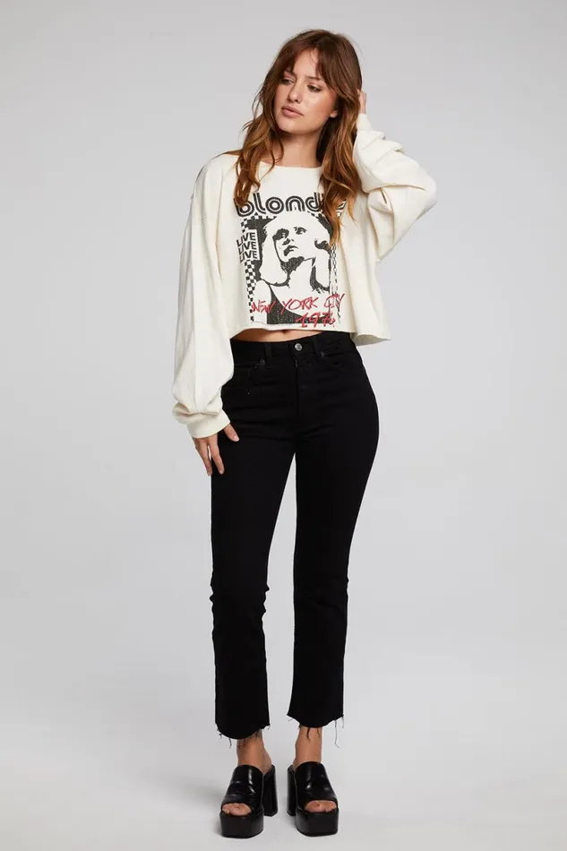 Womens Tops Chaser Brand Blondie New York City 1974 Pullover