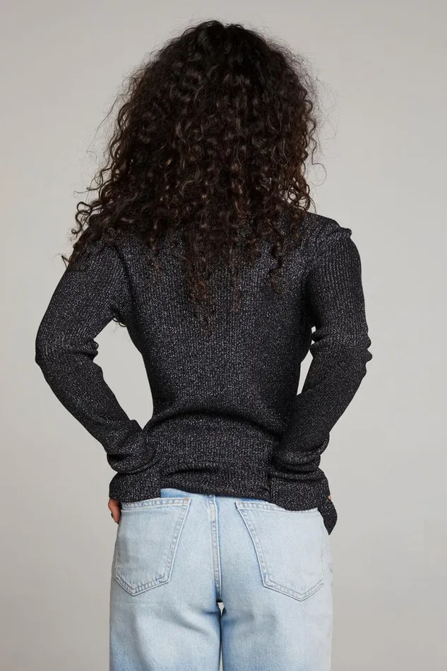Womens Tops Chaser Brand Bloom Licorice Sweater