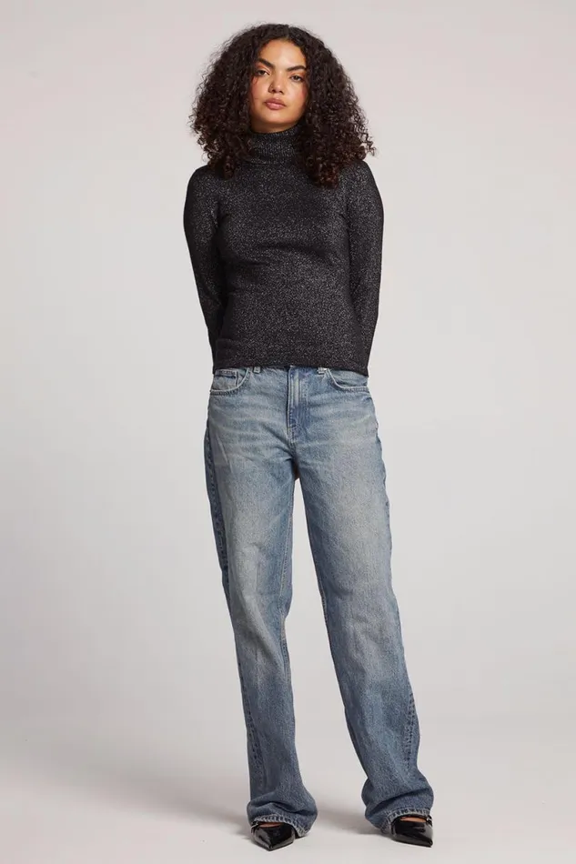 Womens Tops Chaser Brand Camino Licorice Long Sleeve