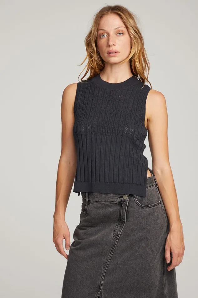 Womens Tops Chaser Brand Cody Licorice Tank