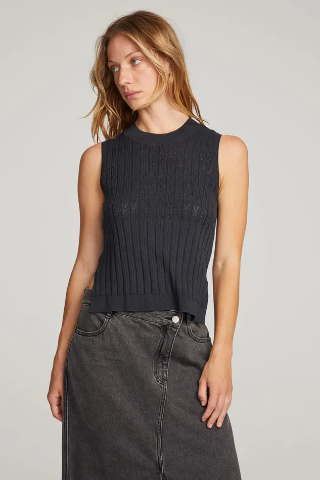 Womens Tops Chaser Brand Cody Licorice Tank