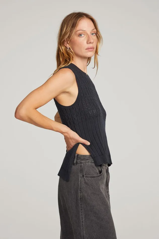 Womens Tops Chaser Brand Cody Licorice Tank