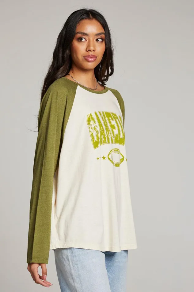 Womens Tops Chaser Brand Game Day Long Sleeve