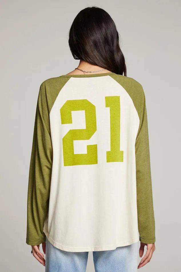 Womens Tops Chaser Brand Game Day Long Sleeve