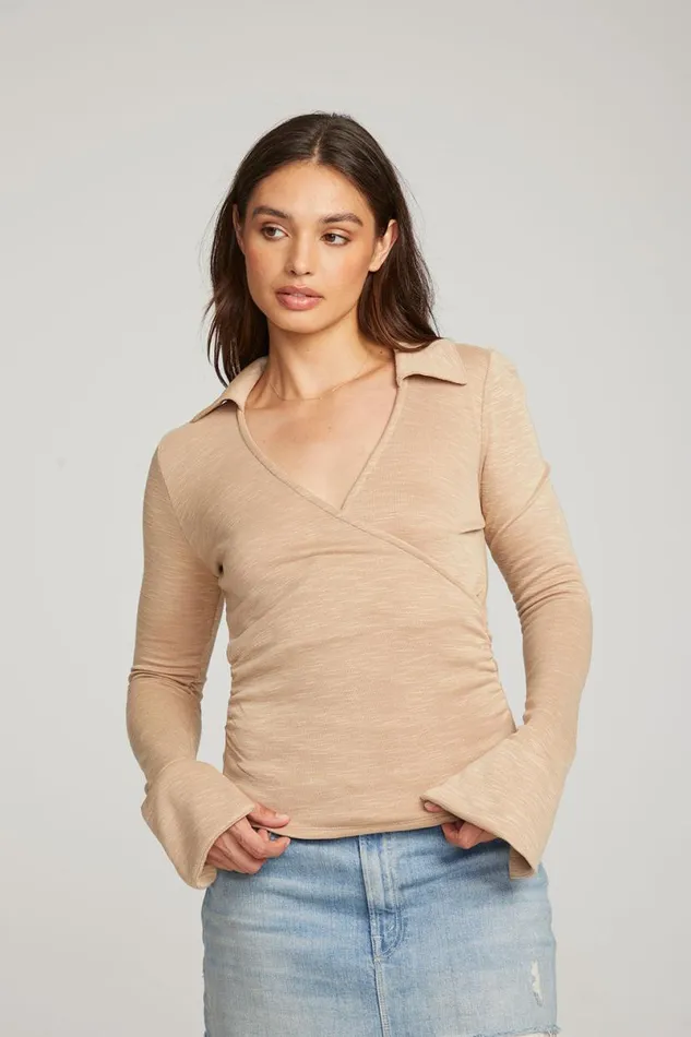 Womens Tops Chaser Brand Harper Long Sleeve