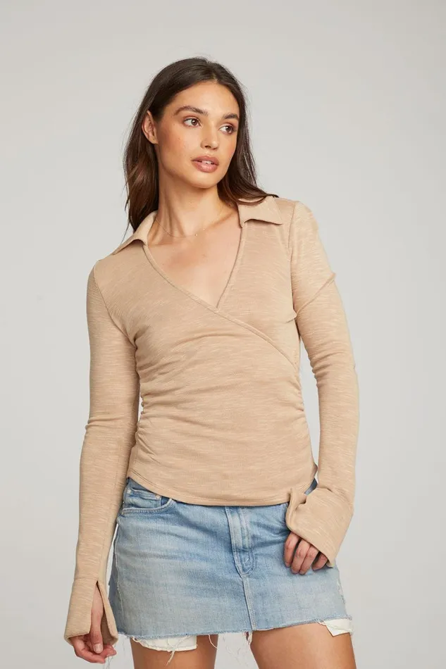 Womens Tops Chaser Brand Harper Long Sleeve