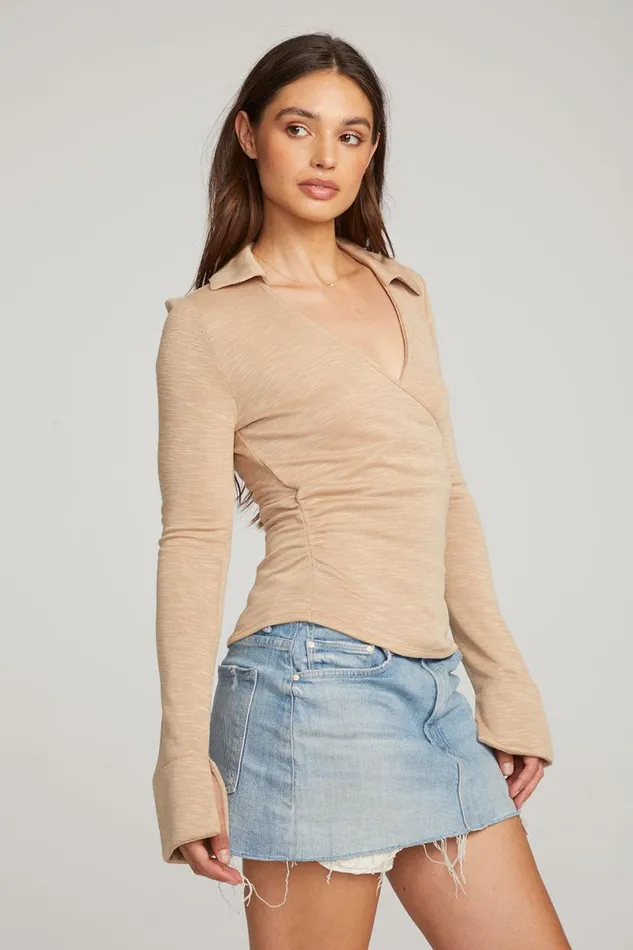 Womens Tops Chaser Brand Harper Long Sleeve