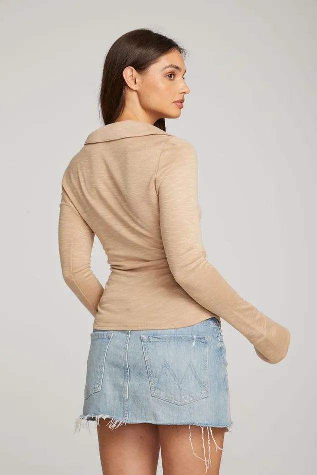 Womens Tops Chaser Brand Harper Long Sleeve