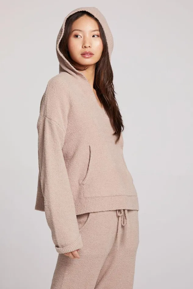 Womens Tops Chaser Brand Hazen Toasted Coconut Pullover