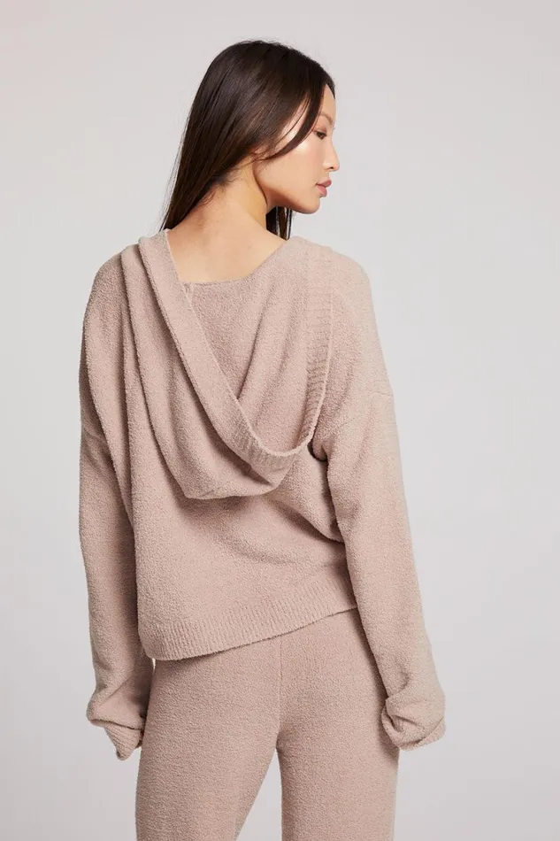 Womens Tops Chaser Brand Hazen Toasted Coconut Pullover