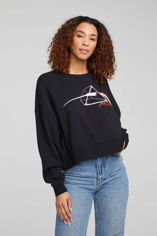 Womens Tops Chaser Brand Pink Floyd Dark Side Of The Moon Long Sleeve