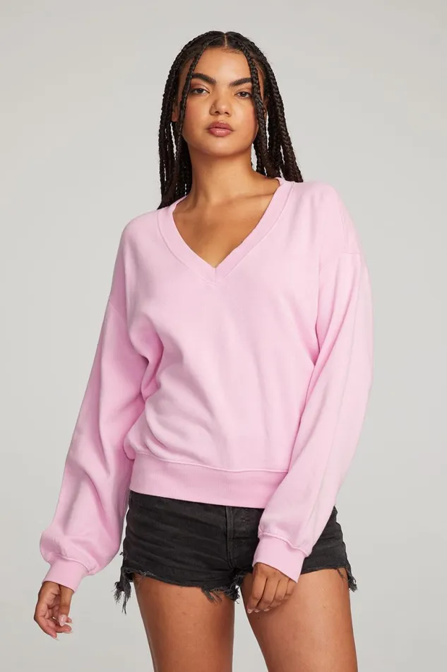 Womens Tops Chaser Brand Poppy Pullover