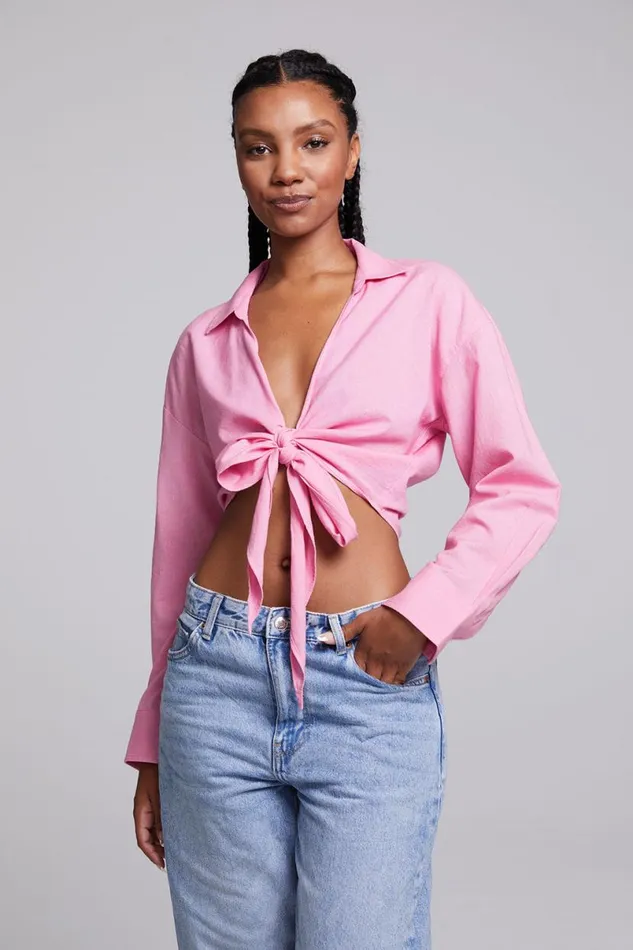 Womens Tops Chaser Brand Portofino Rosewater Top