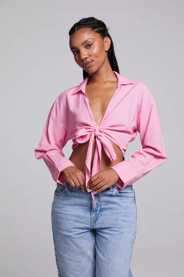 Womens Tops Chaser Brand Portofino Rosewater Top