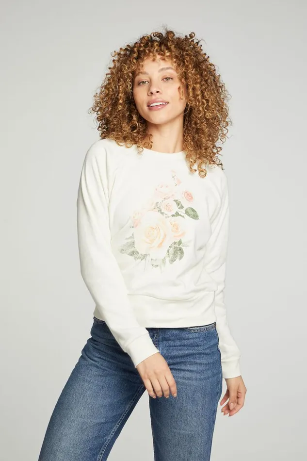 Womens Tops Chaser Brand Roses
