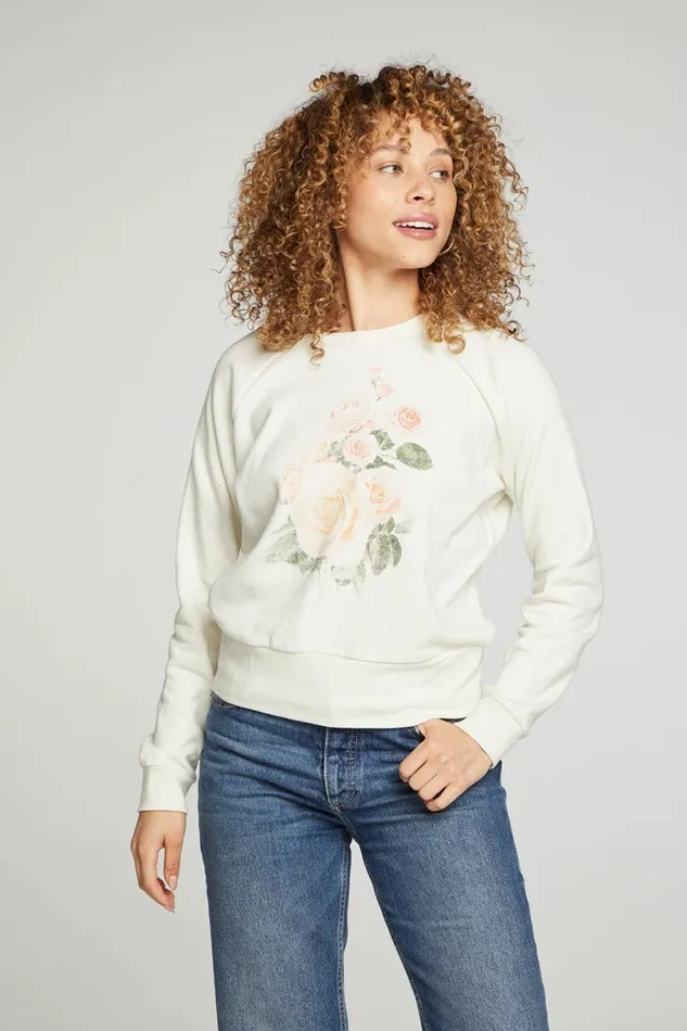 Womens Tops Chaser Brand Roses