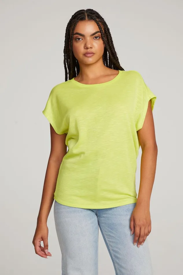 Womens Tops Chaser Brand Wylie Citron Tee