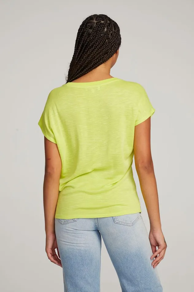 Womens Tops Chaser Brand Wylie Citron Tee