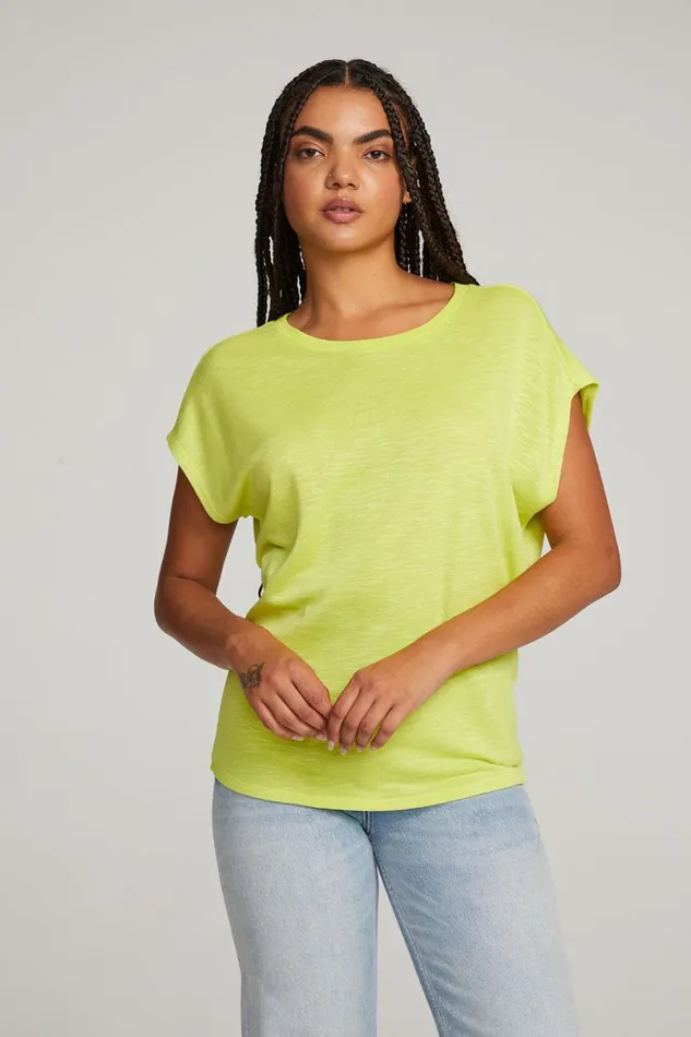 Womens Tops Chaser Brand Wylie Citron Tee