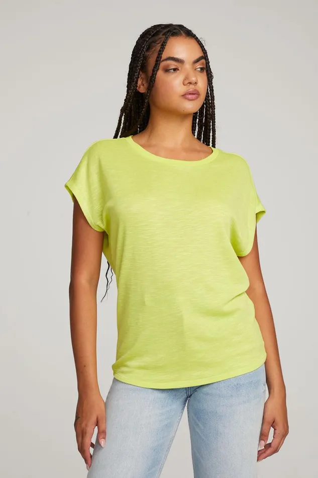 Womens Tops Chaser Brand Wylie Citron Tee