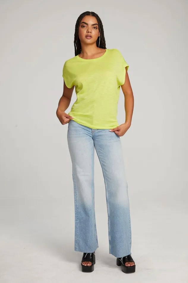 Womens Tops Chaser Brand Wylie Citron Tee