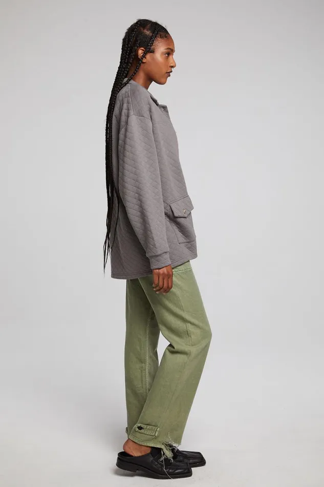 Womens Tops Chaser Brand Yoko Foggy City Jacket