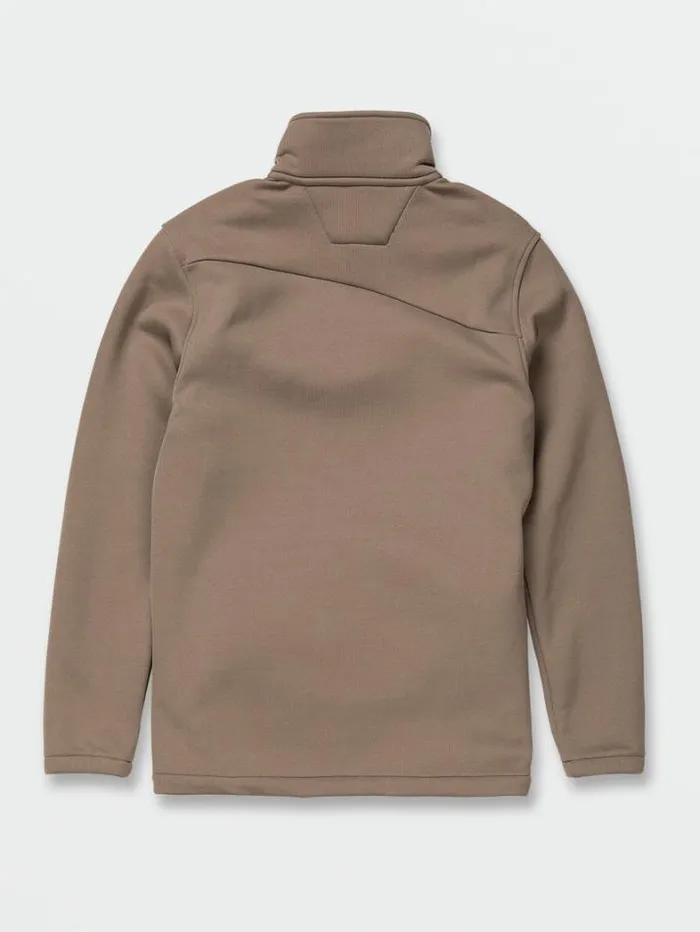Workwear Hoodies and Sweatshirts Volcom Workwear Mock 14 Zip Pullover 8211 Brindle