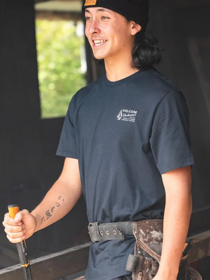 Workwear TShirts and Tanks Volcom Workwear Short Sleeve Tee 8211 Navy