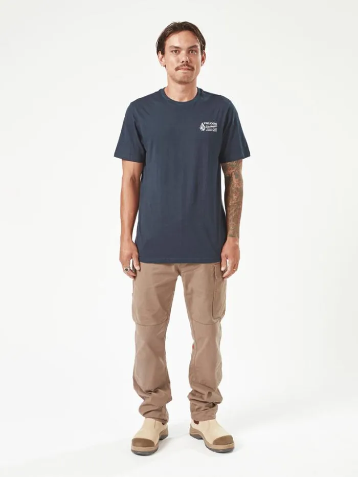 Workwear TShirts and Tanks Volcom Workwear Short Sleeve Tee 8211 Navy
