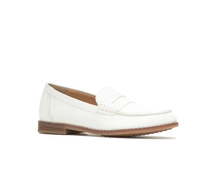 Wren Loafer White Suede Loafers Hush Puppies Women