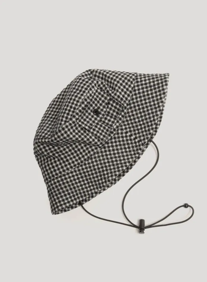 YMC Bush Hat Black Multi Womens Hats