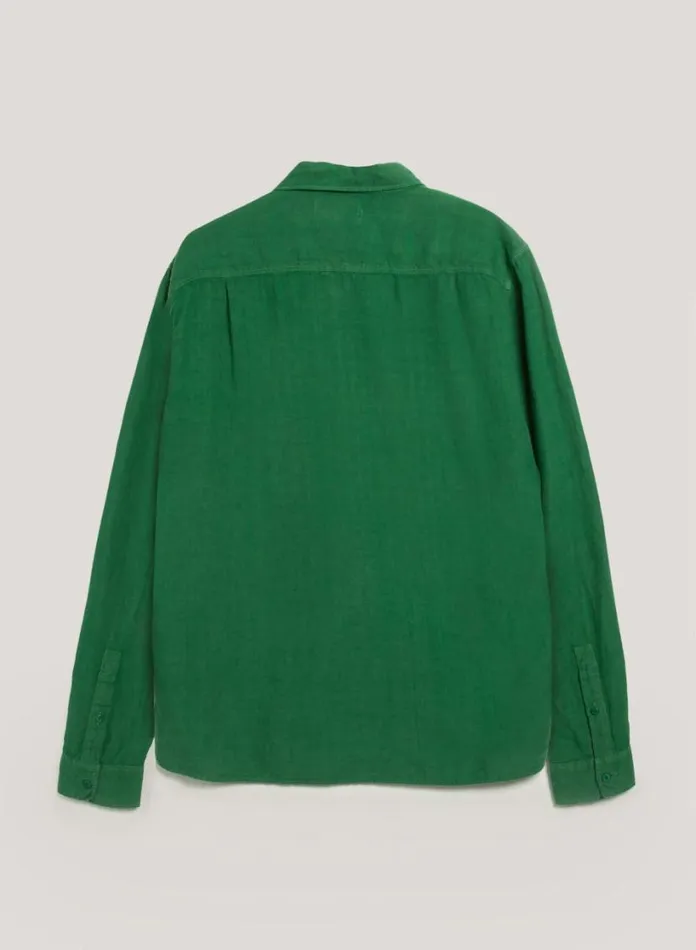 YMC Curtis Shirt Green Mens Shirts