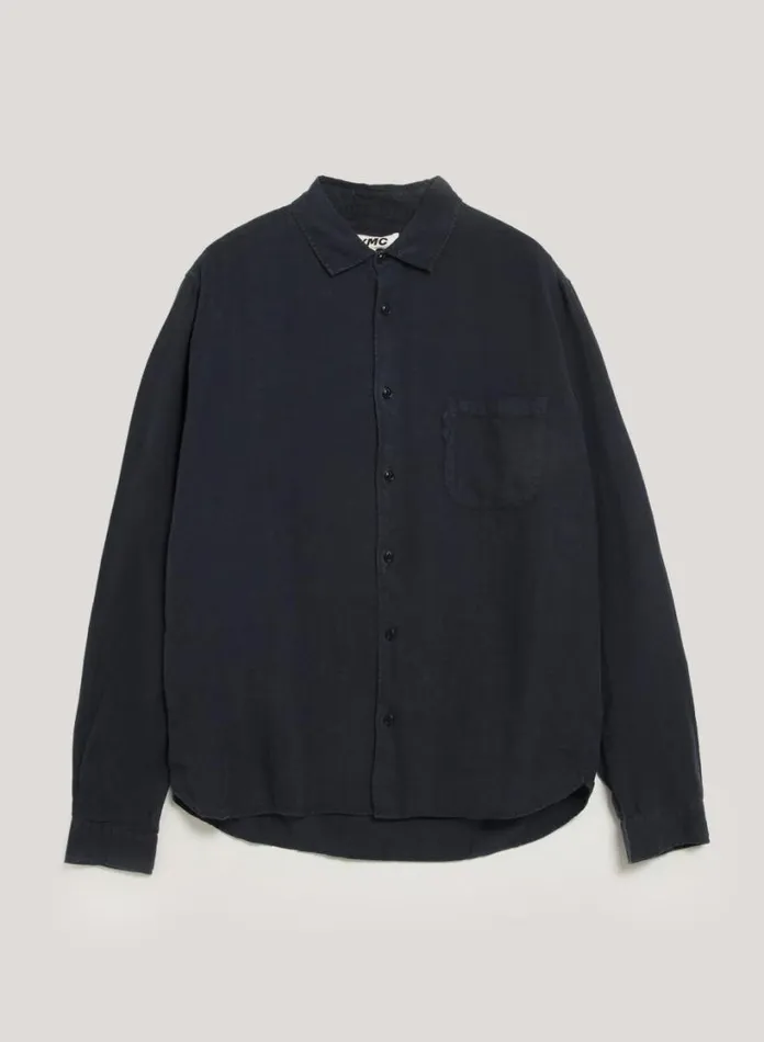 YMC Curtis Shirt Navy Mens Shirts