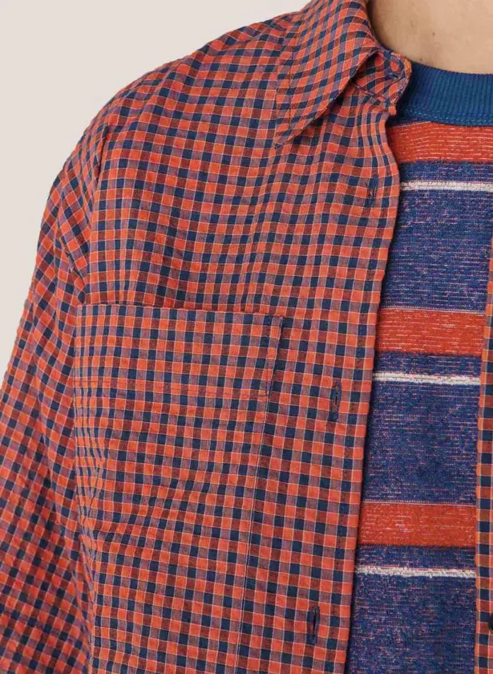 YMC Eva Shirt Red Multi Womens Shirts