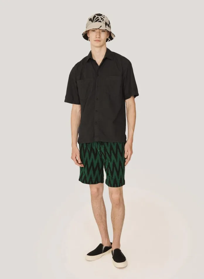 YMC Jay Short Green Multi Mens Shorts