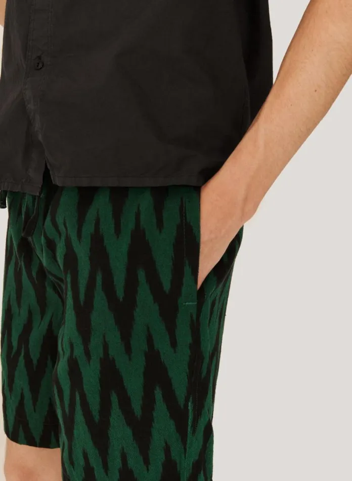 YMC Jay Short Green Multi Mens Shorts
