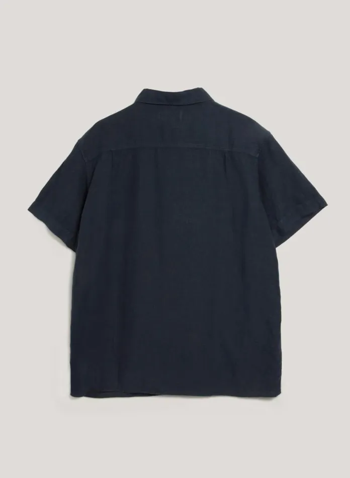 YMC Malick Shirt Navy Mens Shirts