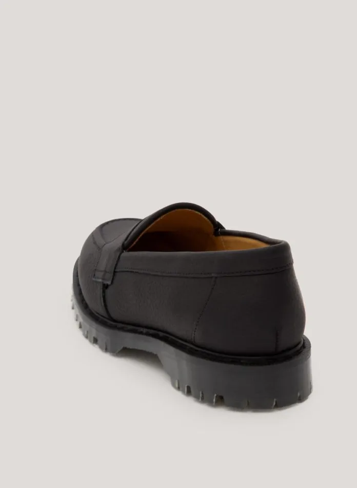 YMC Solovair X Penny Loafer Black Womens Footwear