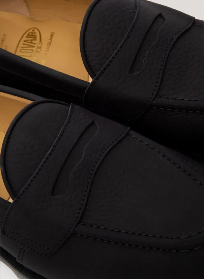 YMC Solovair X Penny Loafer Black Womens Footwear