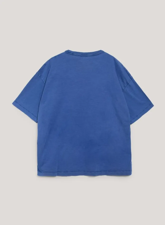 YMC Triple T Shirt Blue Mens TShirts