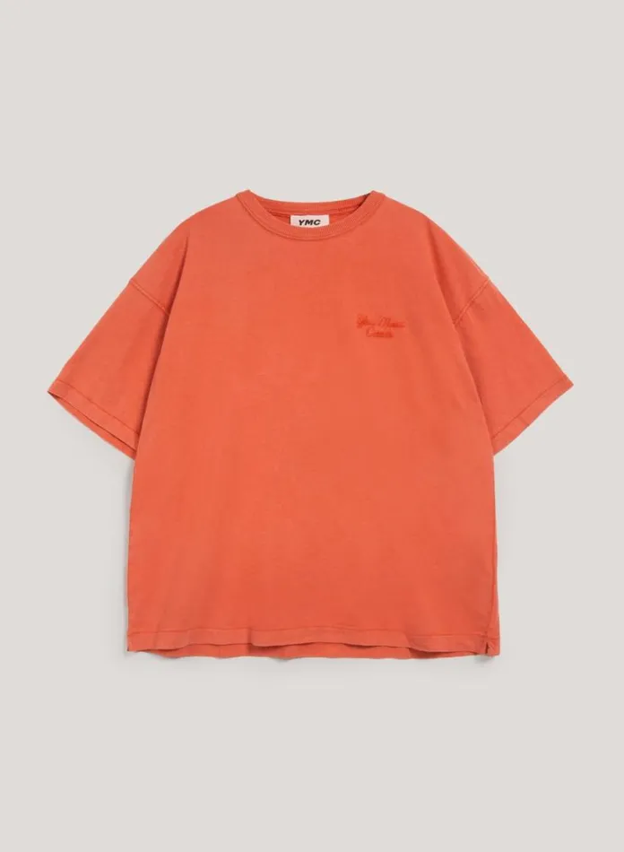YMC Triple T Shirt Orange Mens TShirts